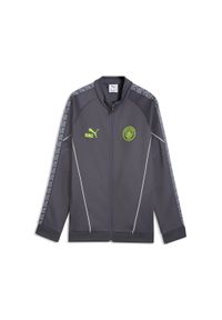 Puma - Młodzieżowa kurtka Manchester City KING Anthem PUMA. Kolor: szary, wielokolorowy, zielony. Sport: bieganie #1