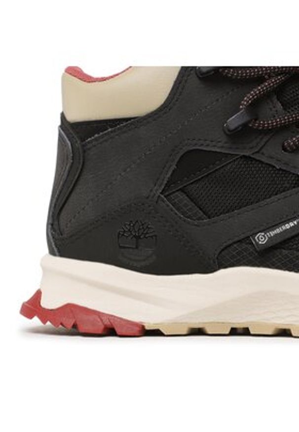 Timberland Trapery Lincoln PK LiteMid F/L WPTB0A5PPB0151 Czarny. Kolor: czarny. Materiał: skóra, nubuk