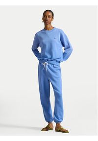 Polo Ralph Lauren Spodnie dresowe 211971700505 Błękitny Tapered Fit. Kolor: niebieski. Materiał: bawełna #4