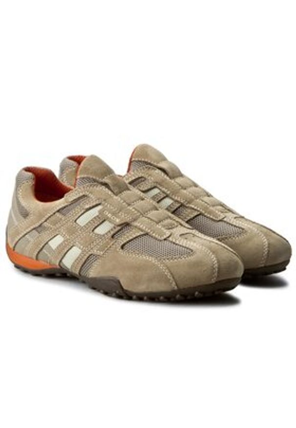 Geox Półbuty U Snake L U4207L 02214 C0845 Beżowy. Kolor: beżowy. Materiał: materiał