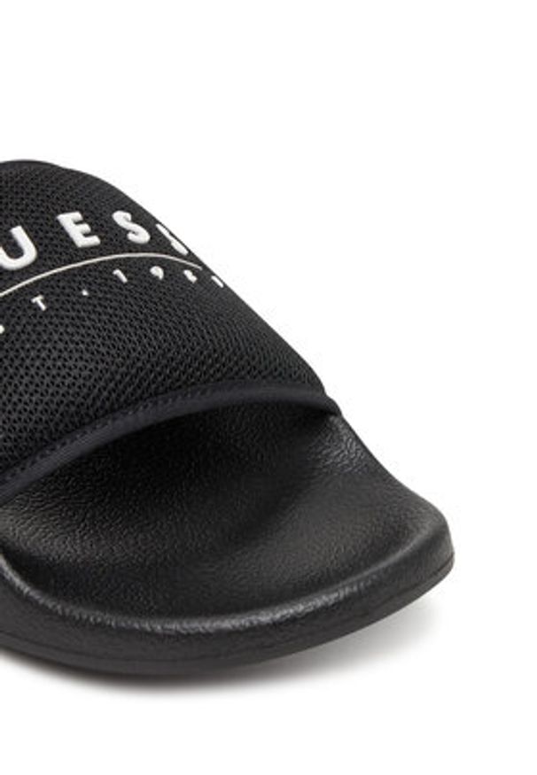 Guess Klapki FMJTOM FAB19 Czarny. Kolor: czarny. Materiał: skóra