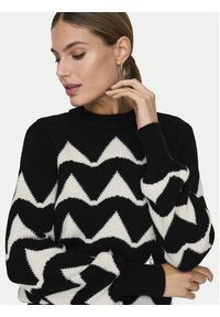 JDY Sweter Tina 15330567 Czarny Regular Fit. Kolor: czarny. Materiał: syntetyk, wiskoza #3