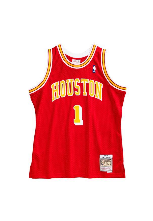 Mitchell & Ness - Koszulka NBA Houston Rockets Tracy Mcgrady. Kolor: czerwony. Sport: koszykówka