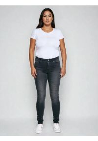 Big-Star - Jeansy damskie skinny z przetarciami czarne Adela 961. Kolor: czarny #3