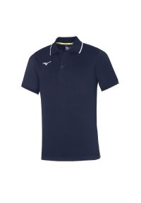 Polo Mizuno. Typ kołnierza: polo. Kolor: niebieski, wielokolorowy, biały #1