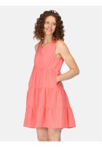 Regatta Sukienka letnia Zariah RWD060 Różowy Regular Fit. Kolor: różowy. Materiał: bawełna. Sezon: lato