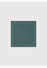 Pako Lorente - PAKO LORENTE – Poszetka męska w kolorze zielonym we wzory. Kolor: zielony. Materiał: poliester. Wzór: geometria