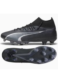 Buty Puma Ultra Pro FG/AG M 107422 02 czarne czarne. Kolor: czarny. Materiał: materiał. Sport: piłka nożna