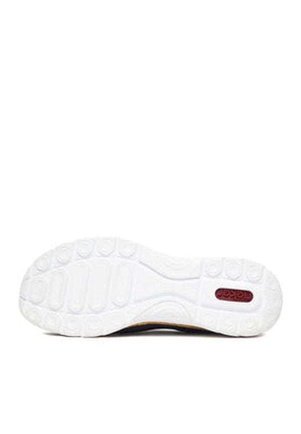 Rieker Sneakersy N4263-14 Czarny. Kolor: czarny. Materiał: materiał