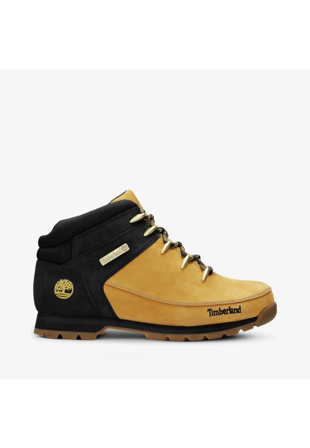 Buty outdoorowe męskie Timberland Euro Sprint Hiker. Zapięcie: sznurówki. Kolor: brązowy. Materiał: guma, nubuk. Szerokość cholewki: normalna. Styl: klasyczny, street, elegancki