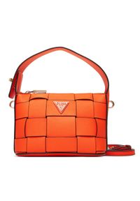 Guess Torebka Maylee Mini HWWG96 61720 Pomarańczowy. Kolor: pomarańczowy. Materiał: skórzane