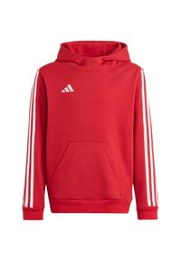 Adidas - Bluza dla dzieci adidas Tiro 23 League Sweat Hoodie. Kolor: wielokolorowy, czerwony, biały