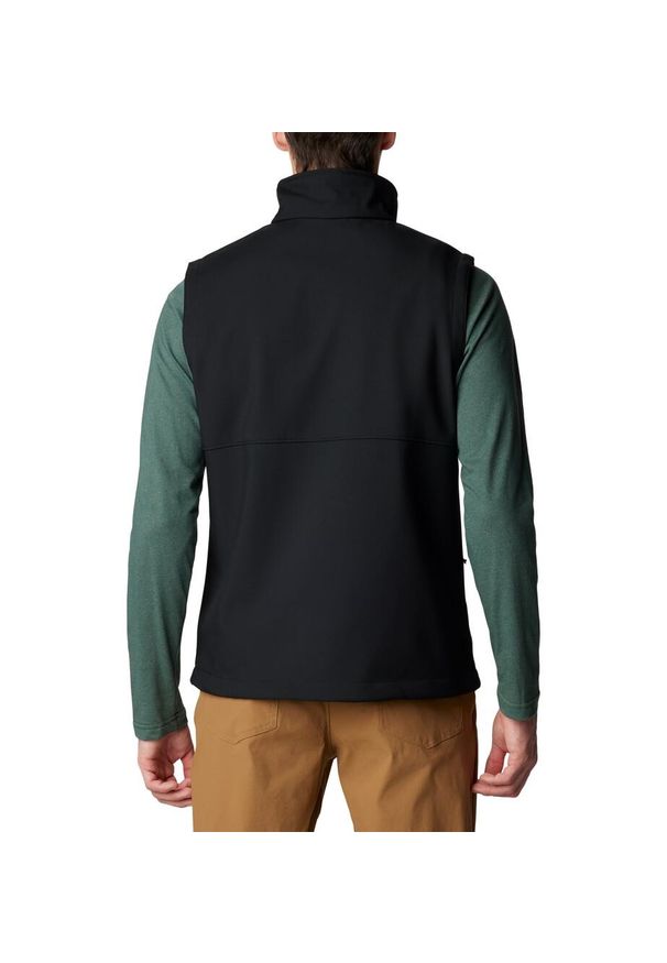 columbia - Bezrękawnik Sportowy Męski Columbia Ascender Softshell. Kolor: czarny. Materiał: softshell. Długość rękawa: bez rękawów