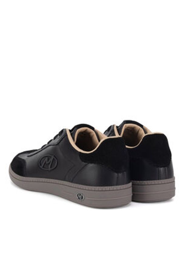 MEXX Sneakersy MI001009943W Czarny. Kolor: czarny. Materiał: skóra