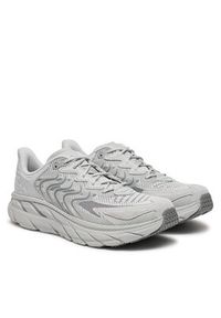 HOKA - Hoka Sneakersy Clifton LS 1141550 Szary. Kolor: szary. Materiał: skóra, zamsz #4