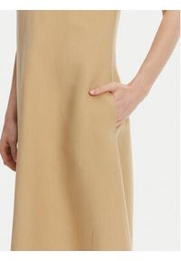 Weekend Max Mara Sukienka codzienna Egoista 2515221072 Beżowy Regular Fit. Okazja: na co dzień. Kolor: beżowy. Materiał: wiskoza. Typ sukienki: proste. Styl: casual
