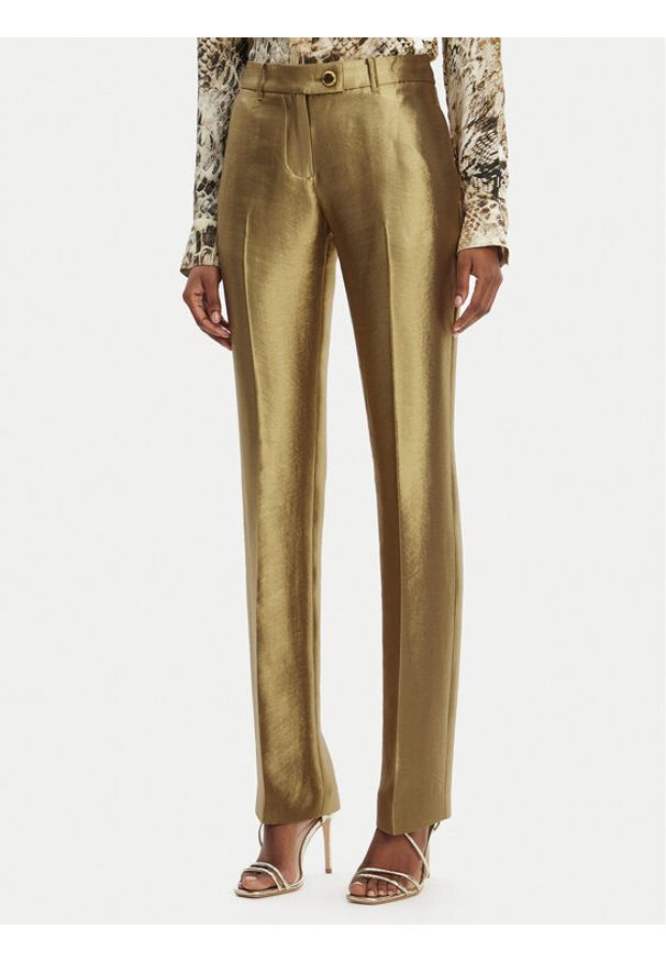 Marciano Guess Spodnie materiałowe 5GGB18 7312A Beżowy Regular Fit. Kolor: beżowy. Materiał: wiskoza