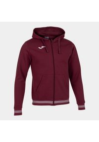 Kurtka sportowa męska Joma Campus III. Kolor: czerwony, brązowy, wielokolorowy. Materiał: poliester, bawełna. Styl: sportowy