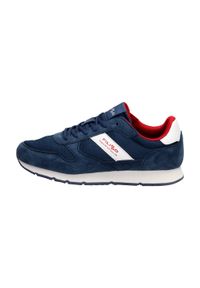 Filippo - Sportowe buty męskie FILIPPO MSP2117/21 GRANAT. Kolor: niebieski. Materiał: tkanina, zamsz, skóra #1
