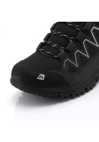 ALPINE PRO - Buty trekkingowe wysokie męskie Alpine Pro Gudere Vibram. Kolor: czarny. Materiał: skóra