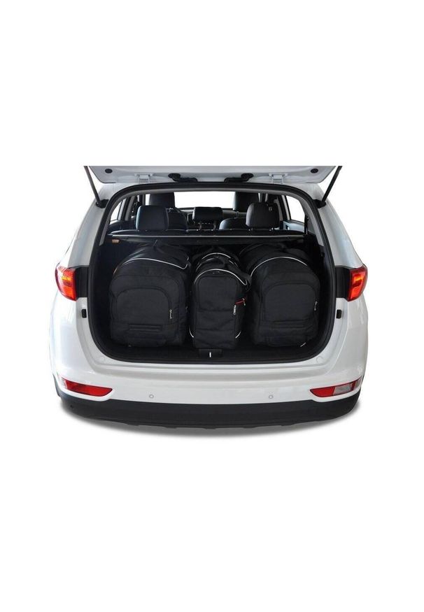 KJUST - Torby Do Bagażnika Kia Sportage 2016-2021 4Szt Kjust. Kolor: czarny. Styl: sportowy