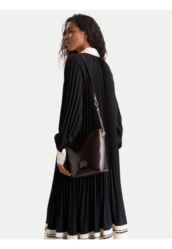 Karl Lagerfeld - KARL LAGERFELD Torebka A4W30103 Brązowy. Kolor: brązowy. Materiał: skórzane