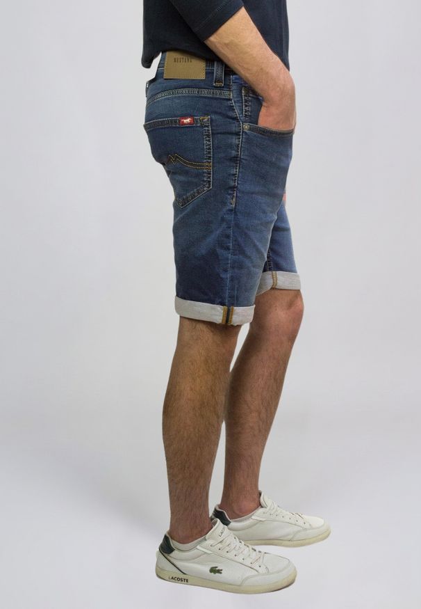 Męskie Szorty Mustang Style Chicago Shorts Z Denim Blue 1016978 5000 682. Materiał: denim