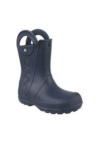 Kalosze Crocs Handle It Rain Boot Kids Jr 12803-410 granatowe. Kolor: niebieski #4