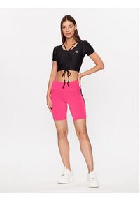 Guess Bluzka Delma V3GP09 KBOA2 Czarny Regular Fit. Kolor: czarny. Materiał: syntetyk #5
