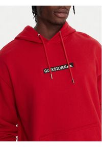 Quiksilver Bluza Dna EQYFT05121 Czerwony Oversize. Kolor: czerwony. Materiał: bawełna #3