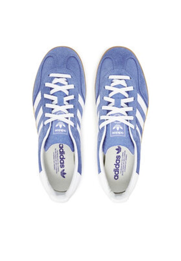 Adidas - adidas Sneakersy Gazelle Indoor HQ8717 Niebieski. Kolor: niebieski. Materiał: zamsz, skóra. Model: Adidas Gazelle