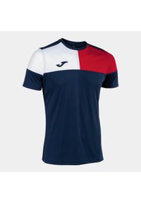 Koszulka dla dzieci Joma Crew V. Kolor: niebieski, czerwony, biały, wielokolorowy. Materiał: materiał. Sport: piłka nożna #1
