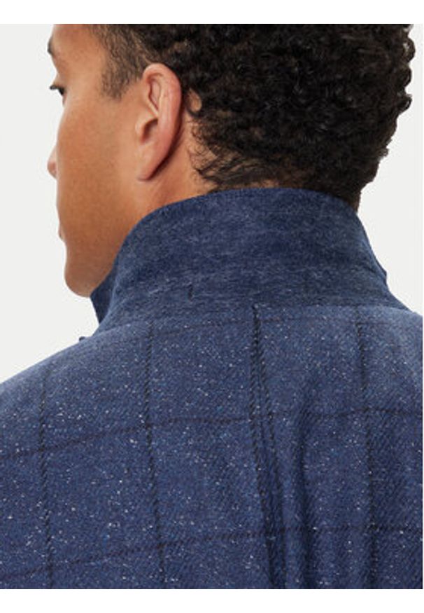 BOSS Marynarka H-Hutson 50551581 Niebieski Regular Fit. Kolor: niebieski. Materiał: wełna