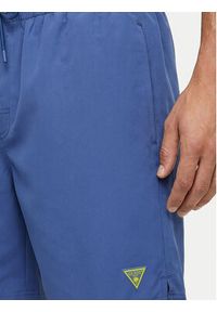 Guess Szorty kąpielowe F6GT24 WG282 Niebieski Regular Fit. Kolor: niebieski. Materiał: syntetyk #3
