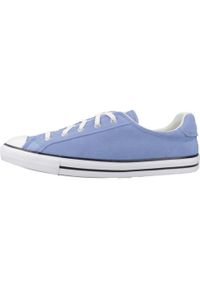 Tenisówki Converse Model Chuck Taylor All Star Dainty Lucky Ox Kolor Niebieski. Kolor: niebieski. Materiał: tkanina, skóra