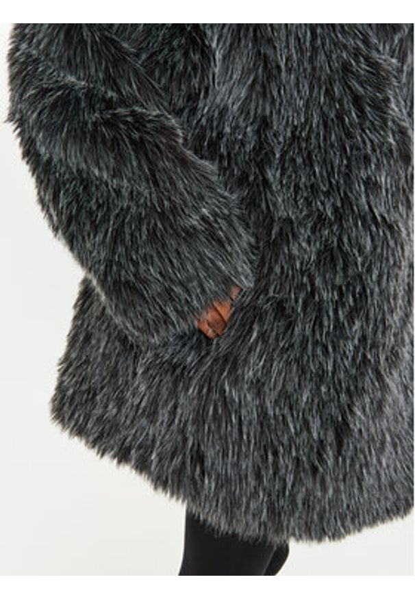 MICHAEL Michael Kors Futro UF4208KF1Q Szary Oversize. Kolor: szary. Materiał: syntetyk