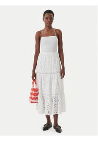 Iconique Sukienka letnia Sirya IC26-007 Biały Regular Fit. Kolor: biały. Materiał: bawełna. Sezon: lato #4