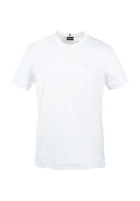 Podkoszulek Le Coq Sportif Ess Tt Tee Ss NO 1, Mężczyźni. Kolor: biały. Materiał: materiał