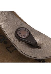 Birkenstock Japonki Gizeh Bs 1016145 Brązowy. Kolor: brązowy. Materiał: skóra #4