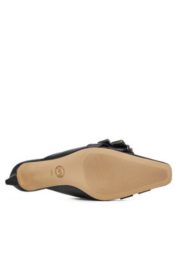 MICHAEL Michael Kors Klapki 40F4DTMP1L Czarny. Kolor: czarny. Materiał: skóra