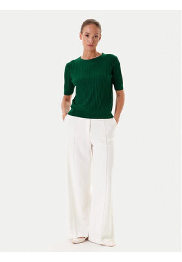 Tatuum Sweter Bazo T2502.049 Zielony Regular Fit. Kolor: zielony. Materiał: bawełna