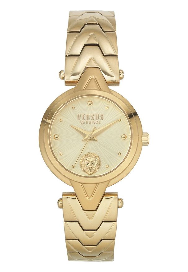Versus Versace - Zegarek VSPVN0820. Kolor: złoty. Materiał: materiał