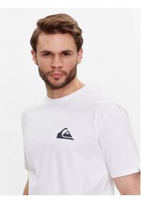 Quiksilver T-Shirt Mini Logo EQYZT07215 Biały Regular Fit. Kolor: biały. Materiał: bawełna #3