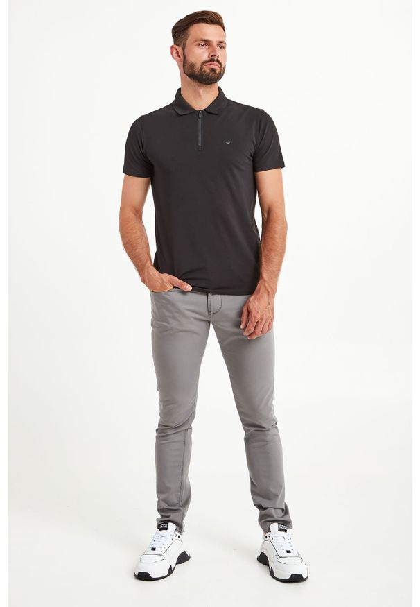 Koszulka polo Emporio Armani z nadrukiem, sportowa, polo