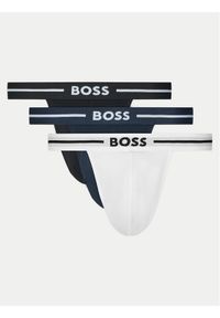 BOSS Komplet 3 par slipów Jock Strap 50532454 Kolorowy. Materiał: bawełna. Wzór: kolorowy