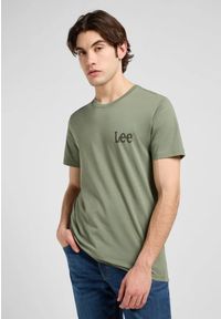 Lee - MESKA KOSZULKA LEE MEDIUM WOBBLY LEE TEE OLIVE STONE 112370505 #1