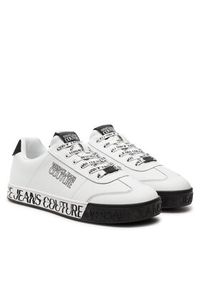 Versace Jeans Couture Sneakersy 76YA3SK6 Biały. Kolor: biały. Materiał: skóra #3