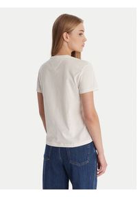 Tommy Jeans T-Shirt Essential DW0DW21842 Biały Regular Fit. Kolor: biały. Materiał: bawełna #3