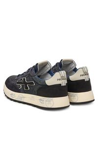 Premiata Sneakersy Nous Var 7726 Granatowy. Kolor: niebieski. Materiał: skóra, zamsz #4