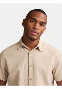 Petrol Industries Koszula M-1050-SIS414 Beżowy Regular Fit. Kolor: beżowy. Materiał: bawełna #6